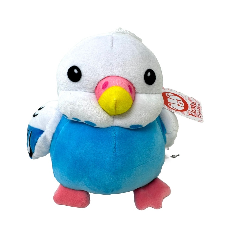 Parakeets Blue Bird Soft Stuffed Animals Plush Toy 6” NEW!